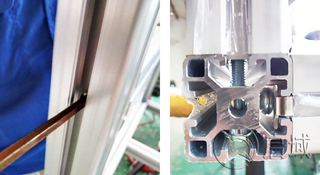 铝型材内六角螺栓连接