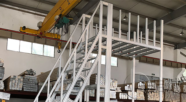 铝型材检修平台 铝型材检修平台